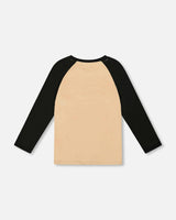 Long Raglan Sleeve Jersey Tee