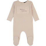 Linen Patch Footie