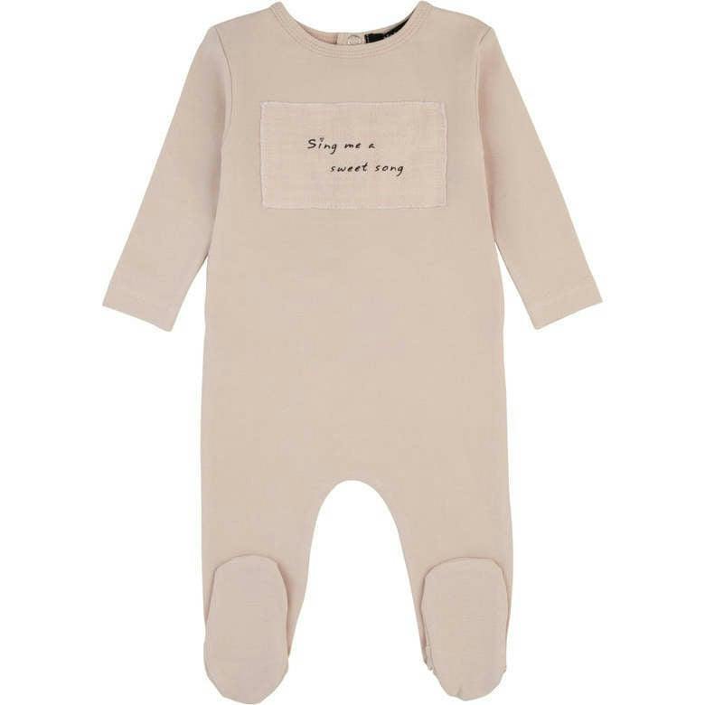 Linen Patch Footie