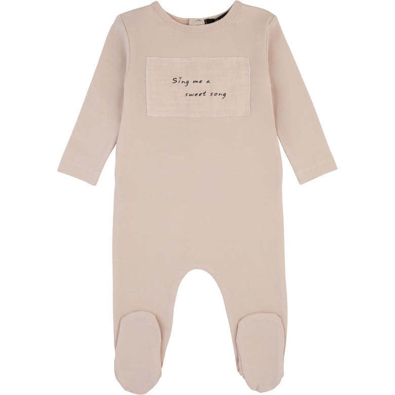 Linen Patch Footie