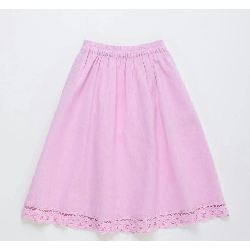 ISLA LACE SKIRT PINK