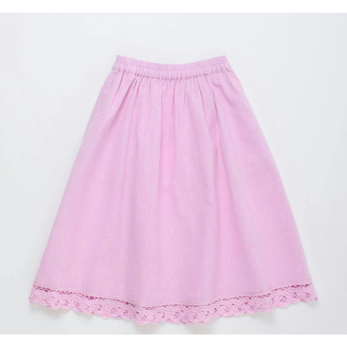 ISLA LACE SKIRT PINK