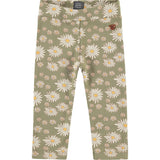All-Over Graphic Daisy Flower Print Leggings