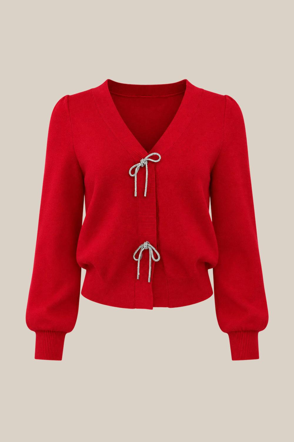Illyria Sweater in Red
