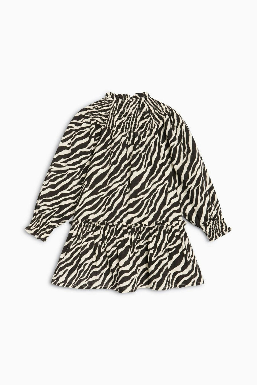 Zephyr Dress Zebra Print