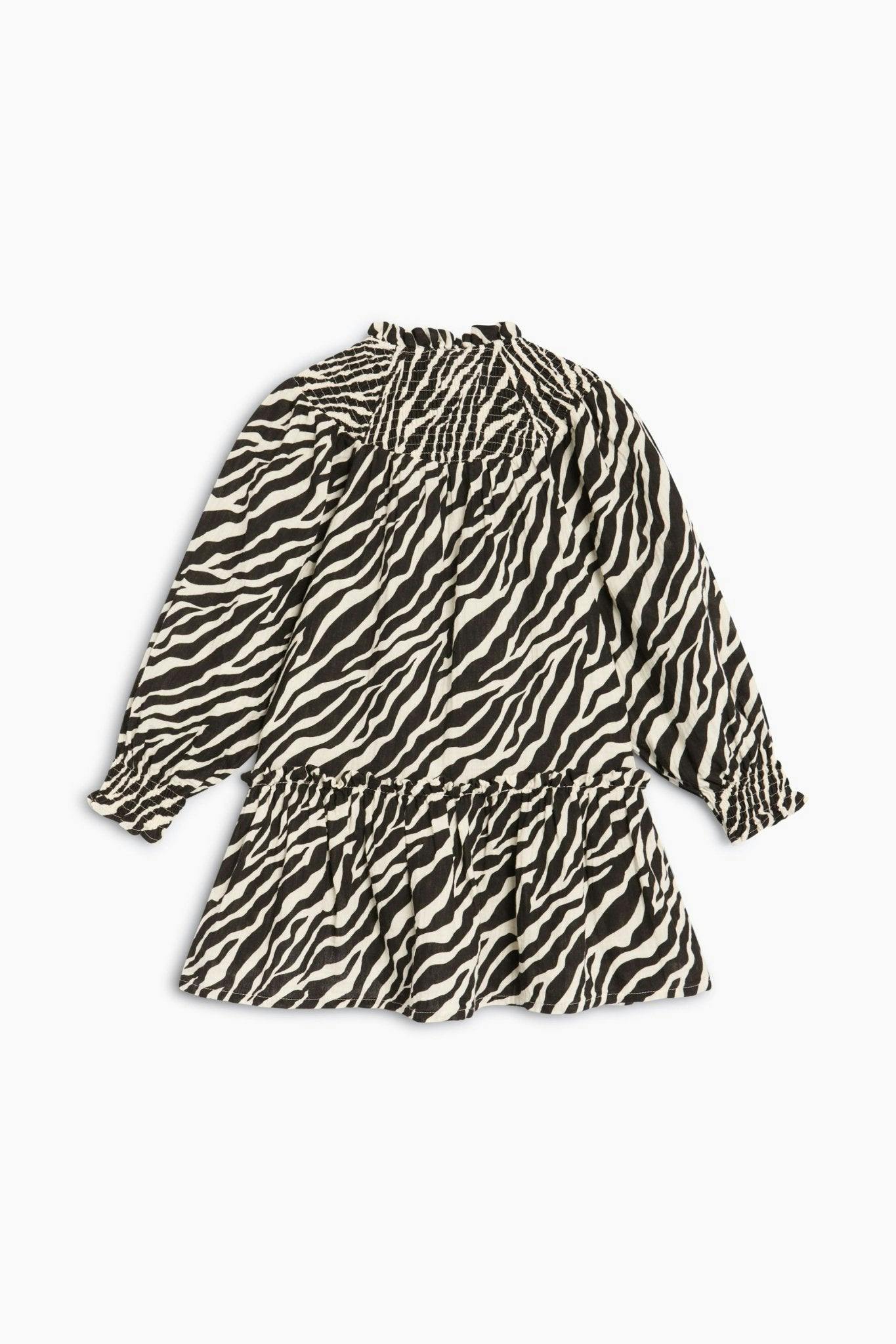 Zephyr Dress Zebra Print