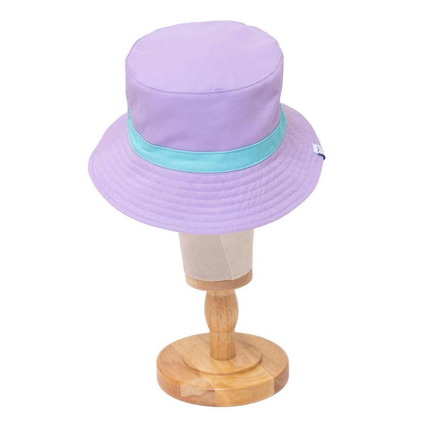 Reversible Bucket Hat – Happy Daisy Stripes