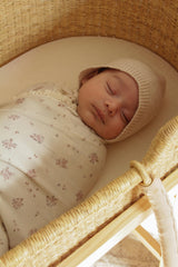 Waffle Knit Receiving Blanket - Evie Floral