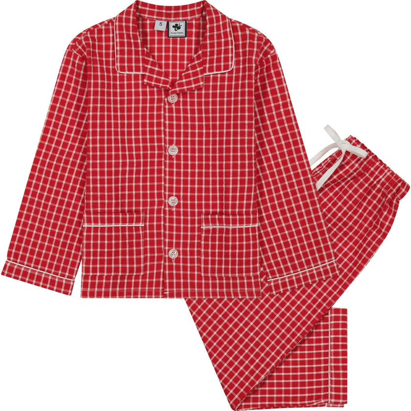 Tucker 2-Piece Long Sleeve Loungewear Set, Plaid