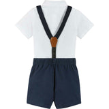 Infant Short Sleeve Suspender Set