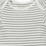Short Sleeve Bodysuit - White