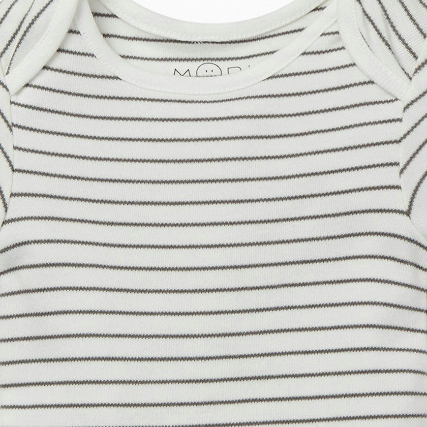 Short Sleeve Bodysuit - White