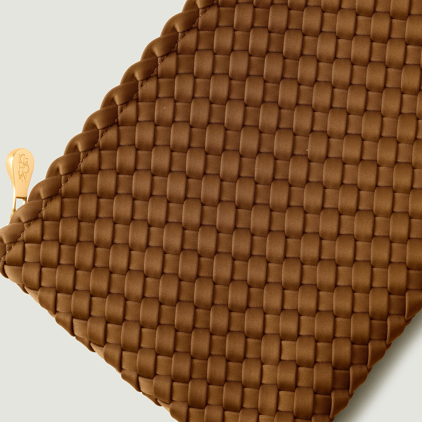 St. Barths Medium Tote Beads | Teak