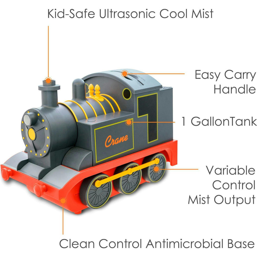 Ultrasonic Cool Mist Train Humidifier