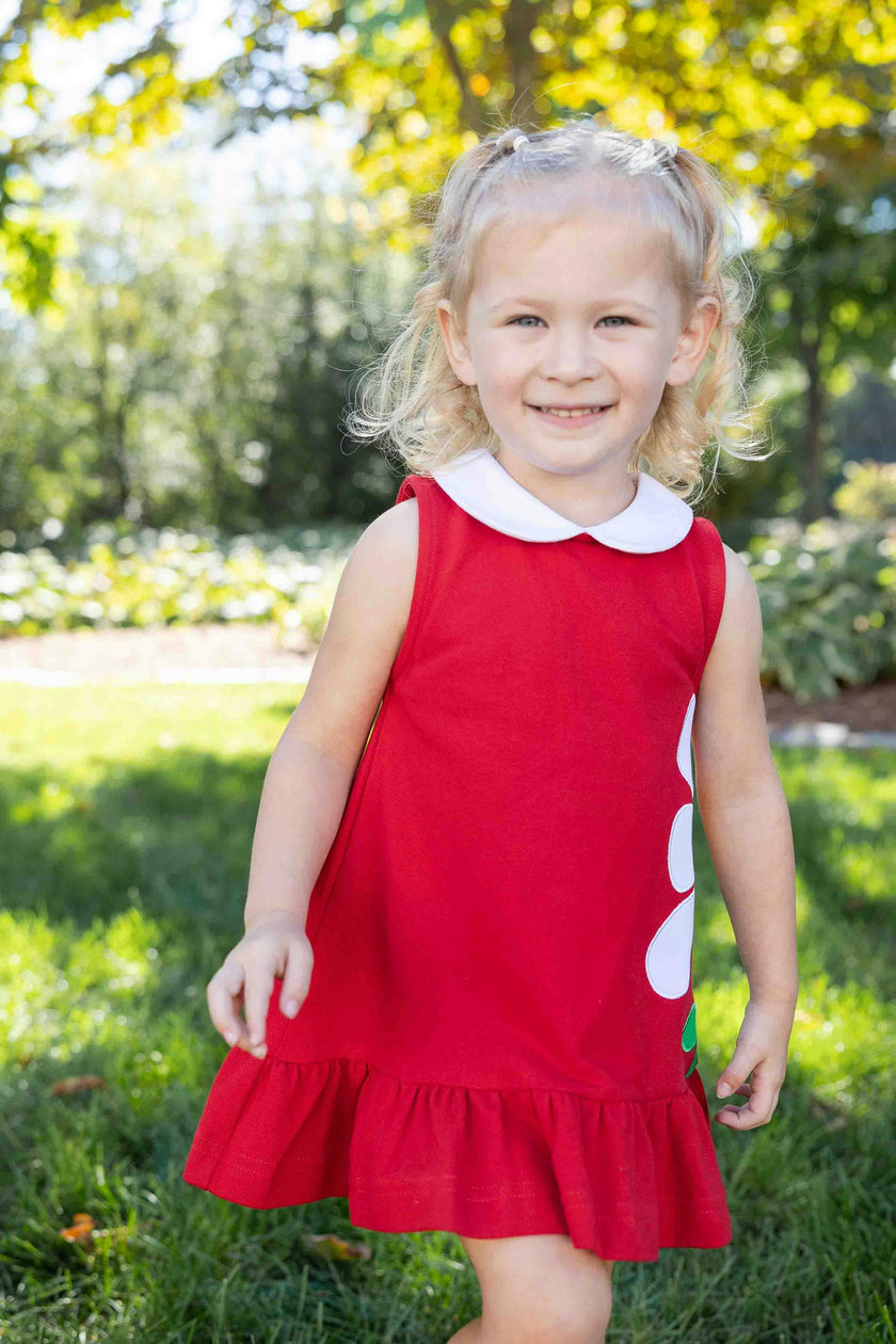Knit Dress With Flowers