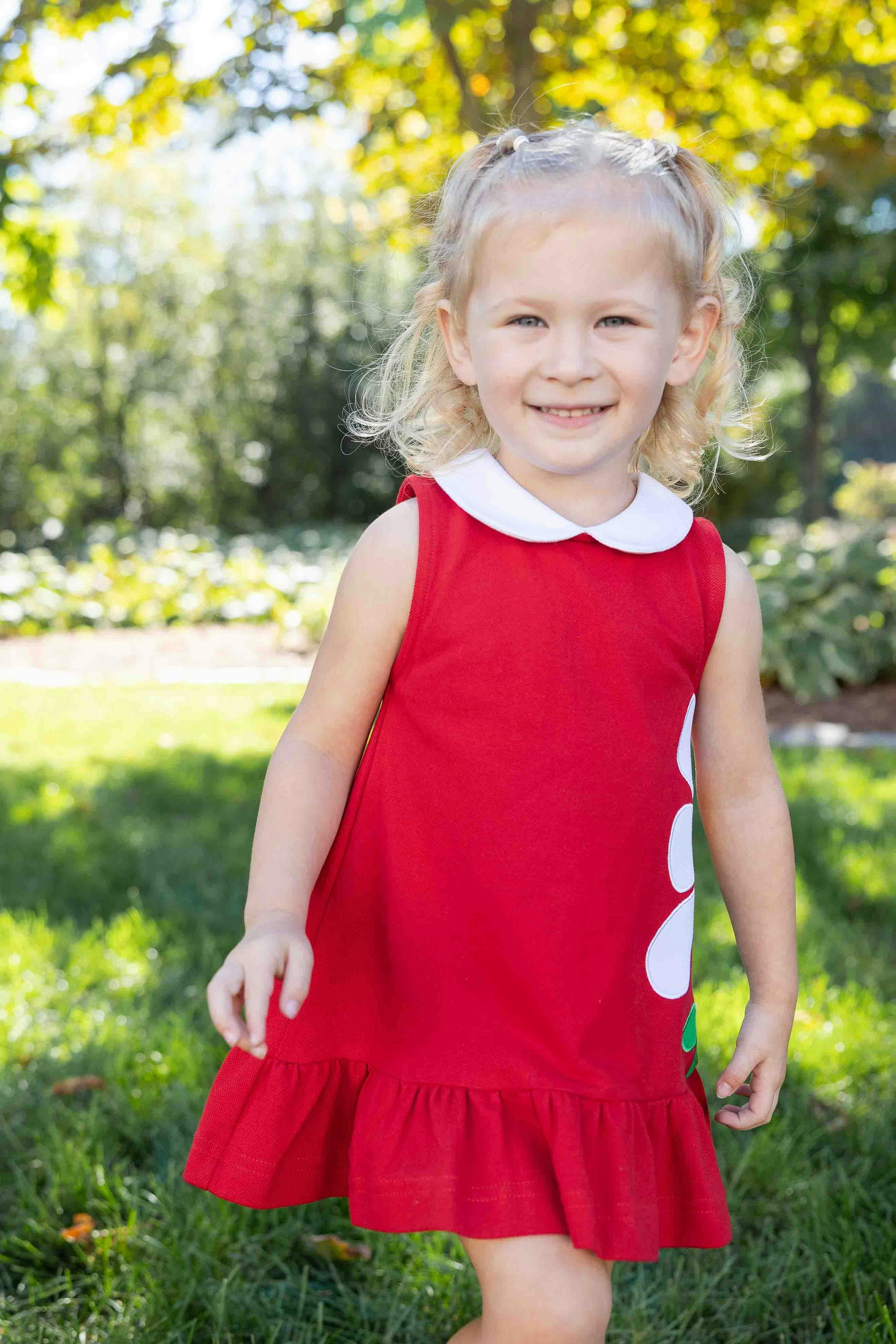 Knit Dress With Flowers