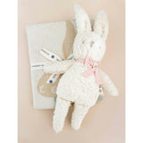 Pastel Bunny Blanket and Plush Toy Blush Gift Set