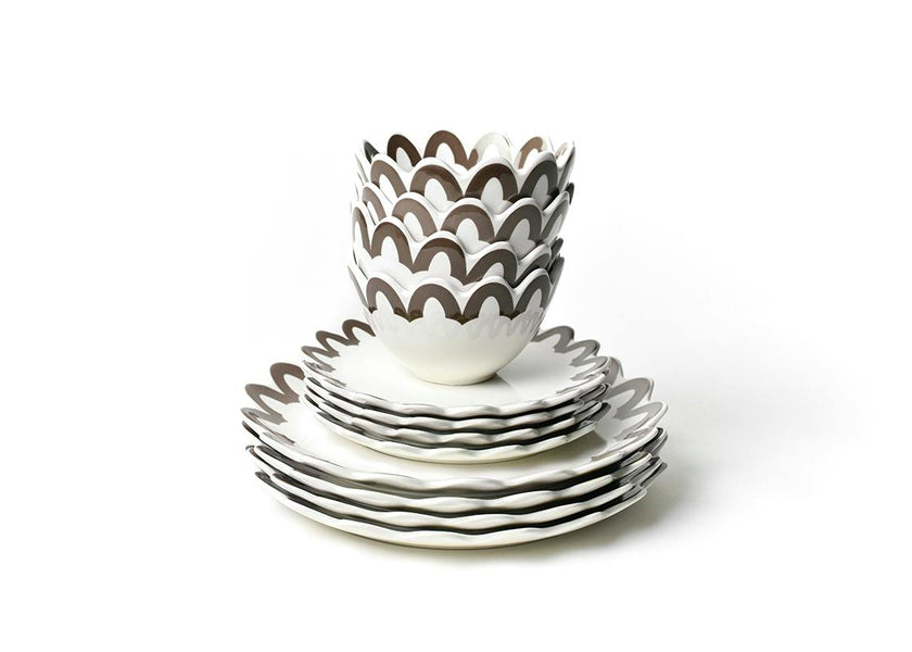 Russet Arabesque Dinnerware 12 Piece Set
