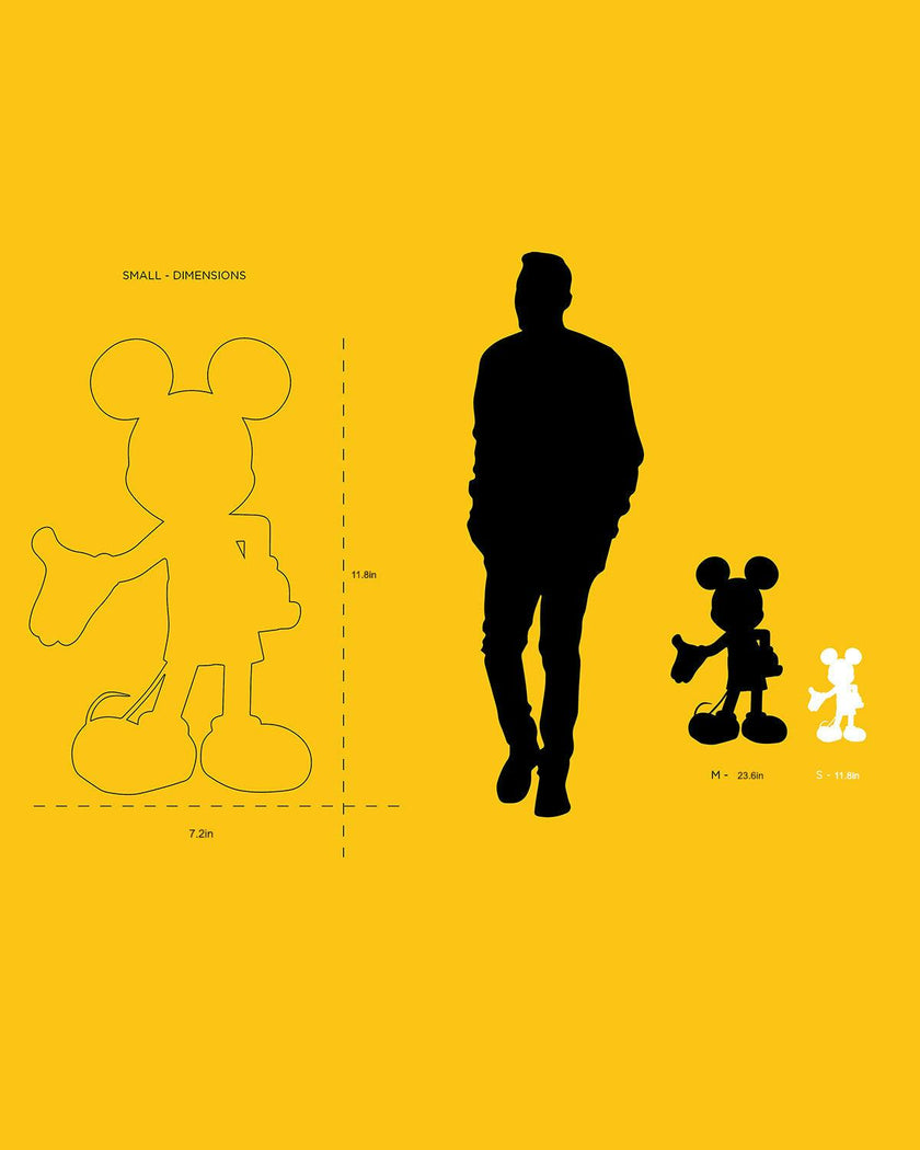 Mickey WELCOME Gold 12in