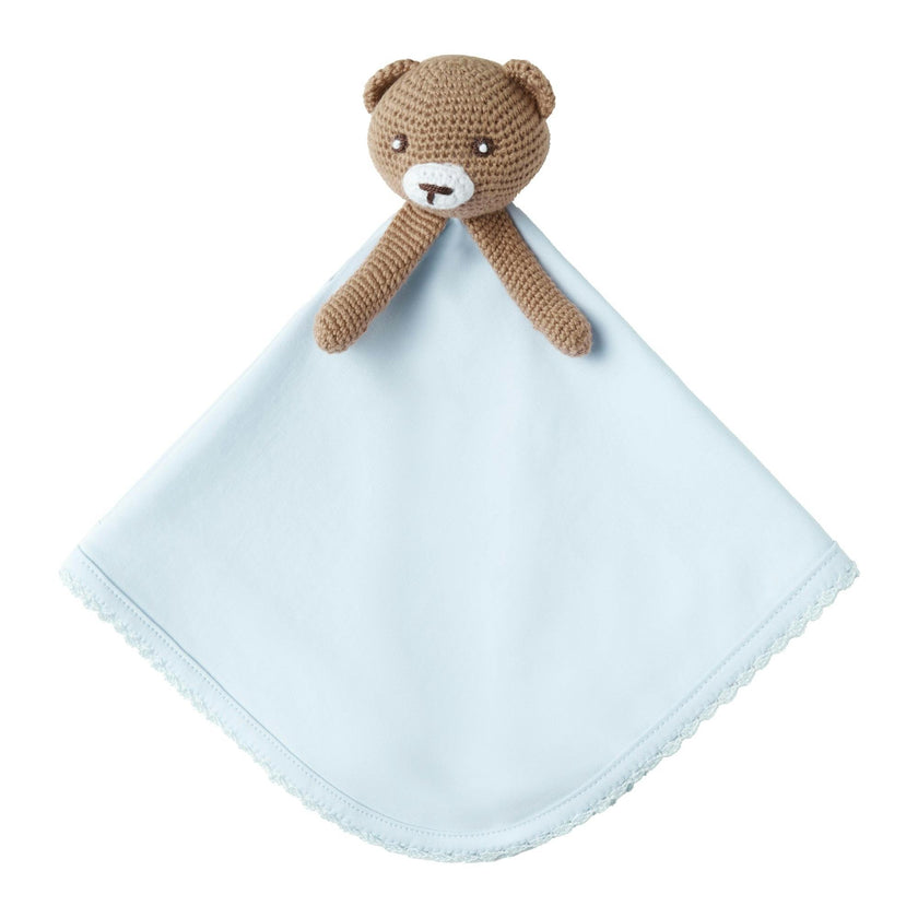 Pima Blue Bear Comforter