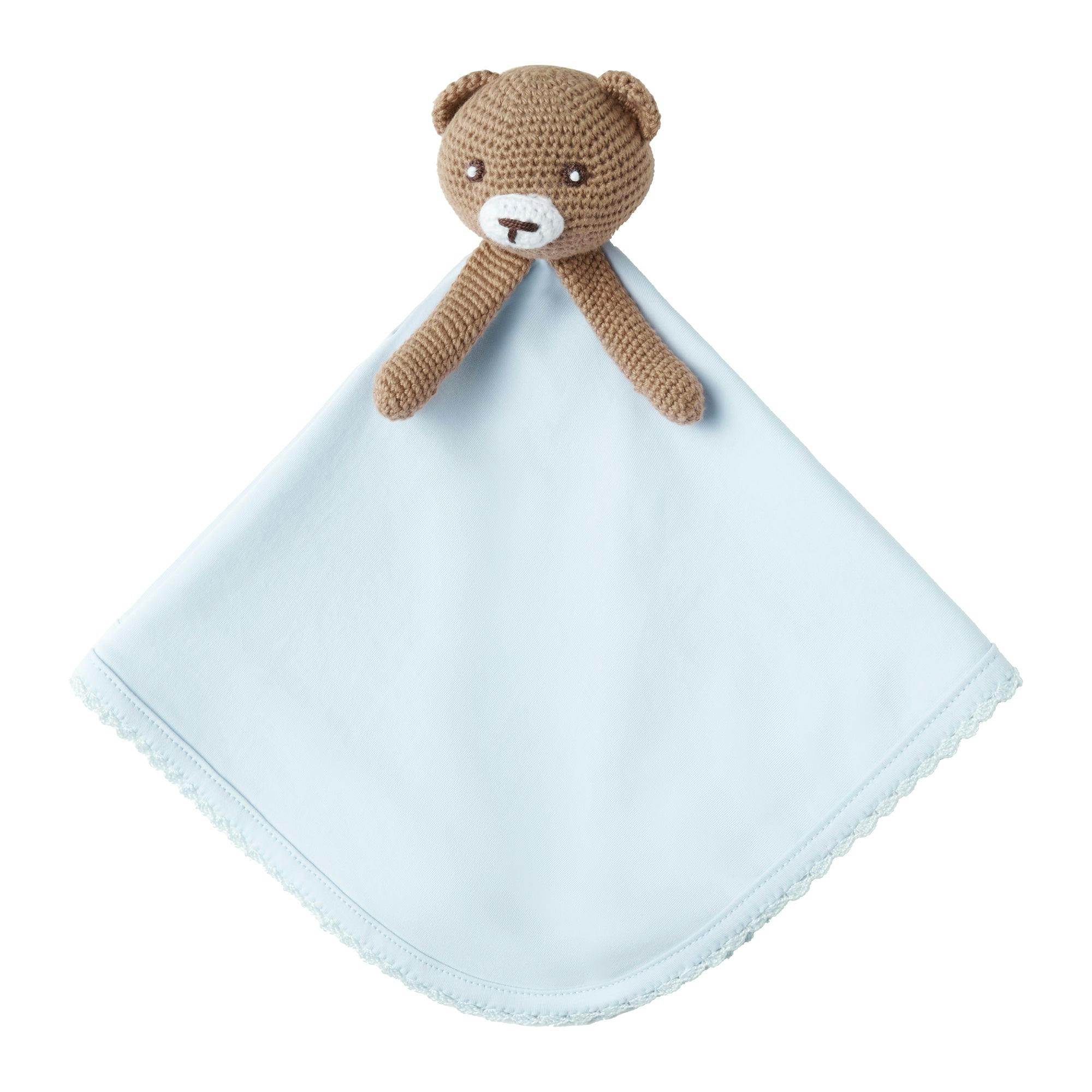 Pima Blue Bear Comforter
