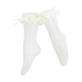 Heart Lace Ribbon Socks