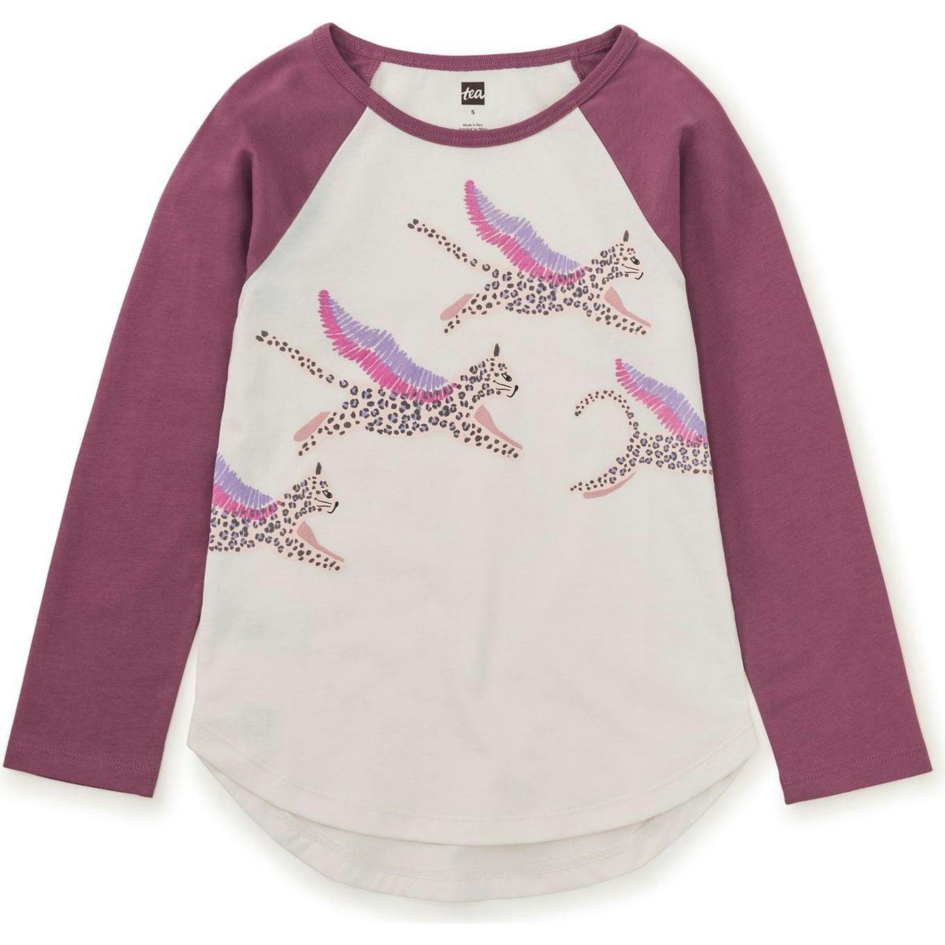 Pegakitty Raglan Tee, White