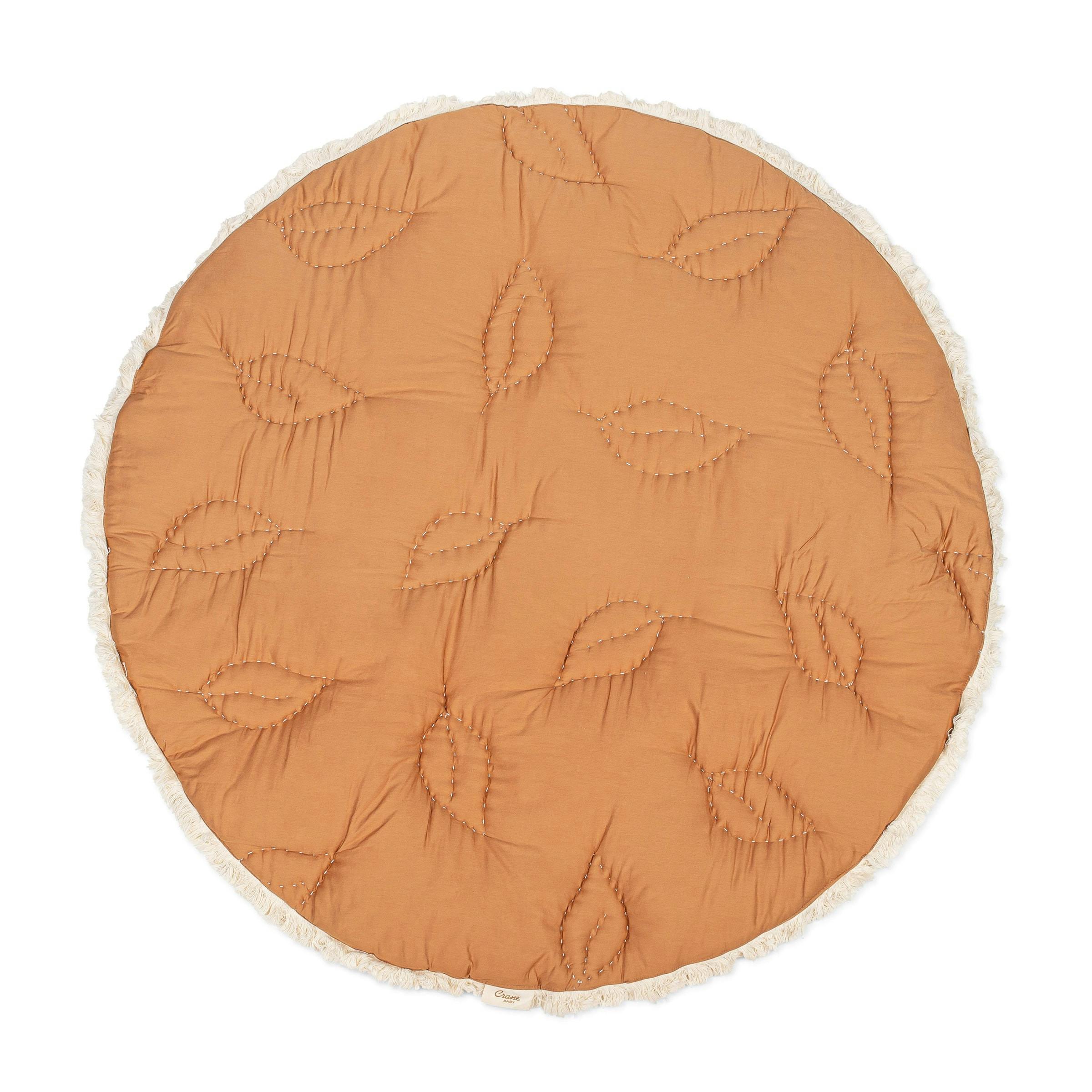 Willow Dainty Leaf Cotton Quilted Baby Play Mat