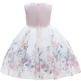 Pink Mabel Floral Garden Organza Dress