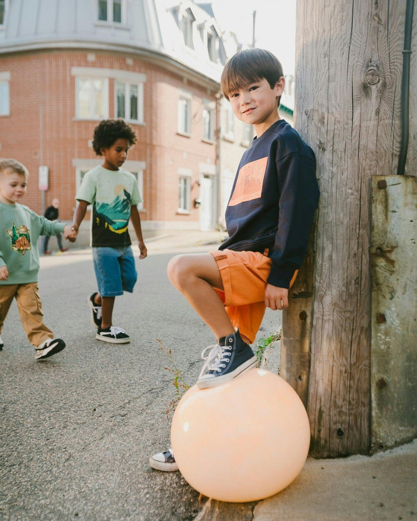 French Terry Shorts Orange