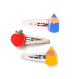 Pencils Vibrant Colors & Apple Snap Clips - BTS