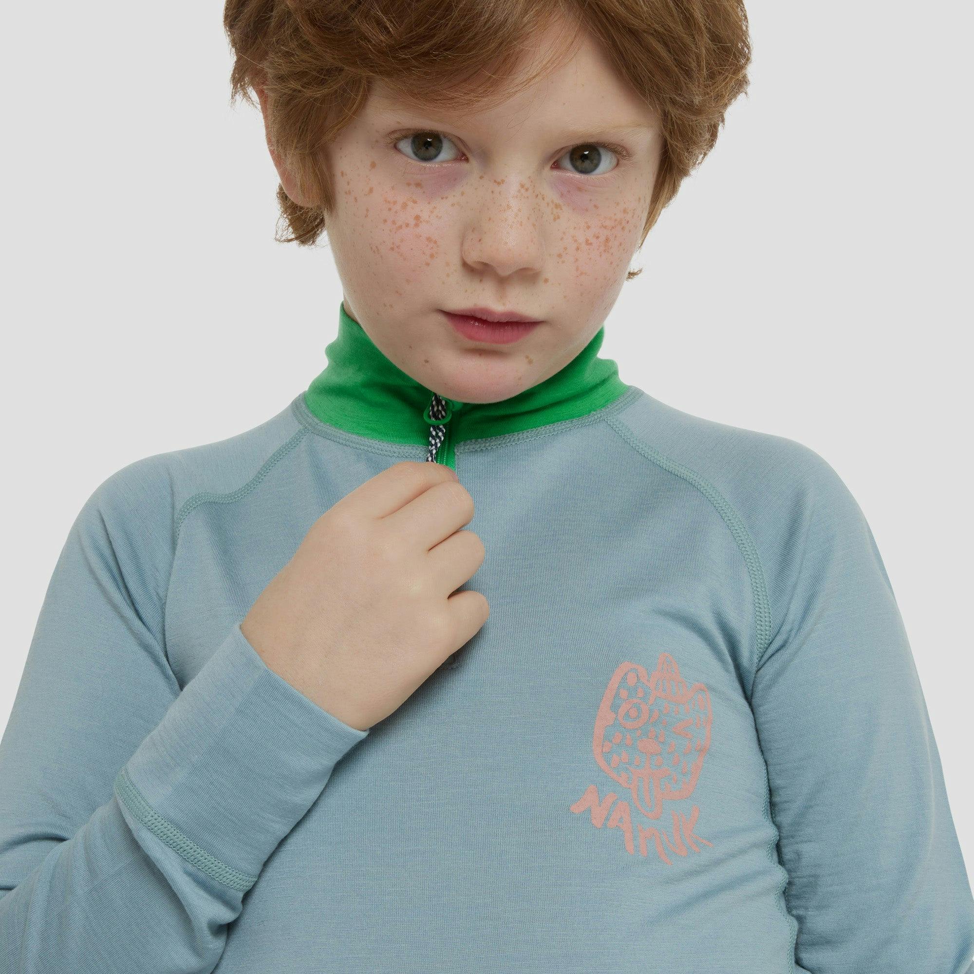 Honu Merino half-zip longsleeve 