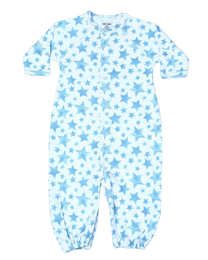 Baby Converter Gown - Soft Stars