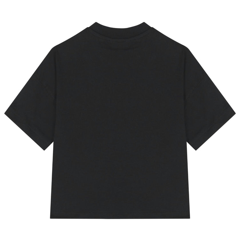 Black Teddy Bear Logo T-Shirt