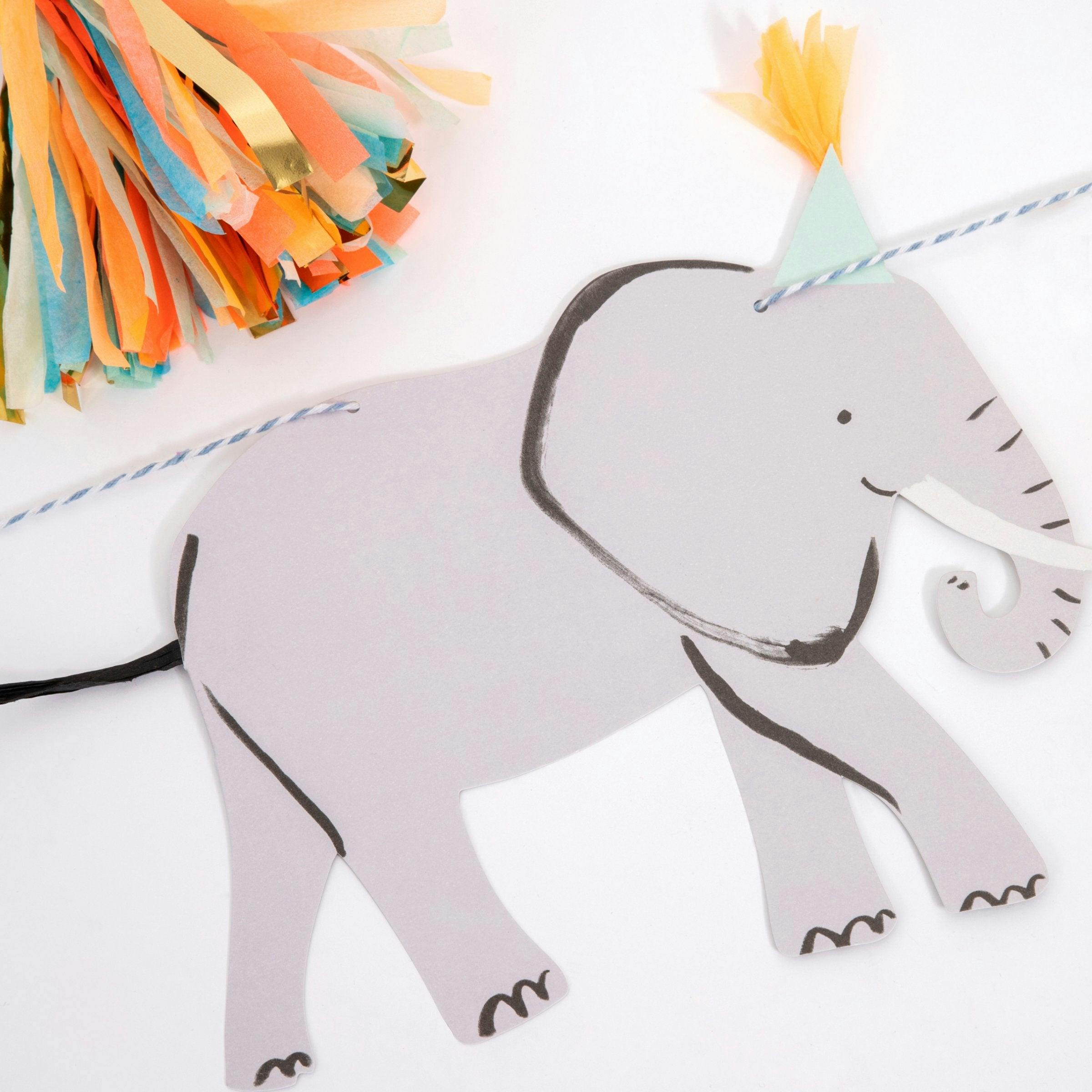 Safari Animals Large Garland Set