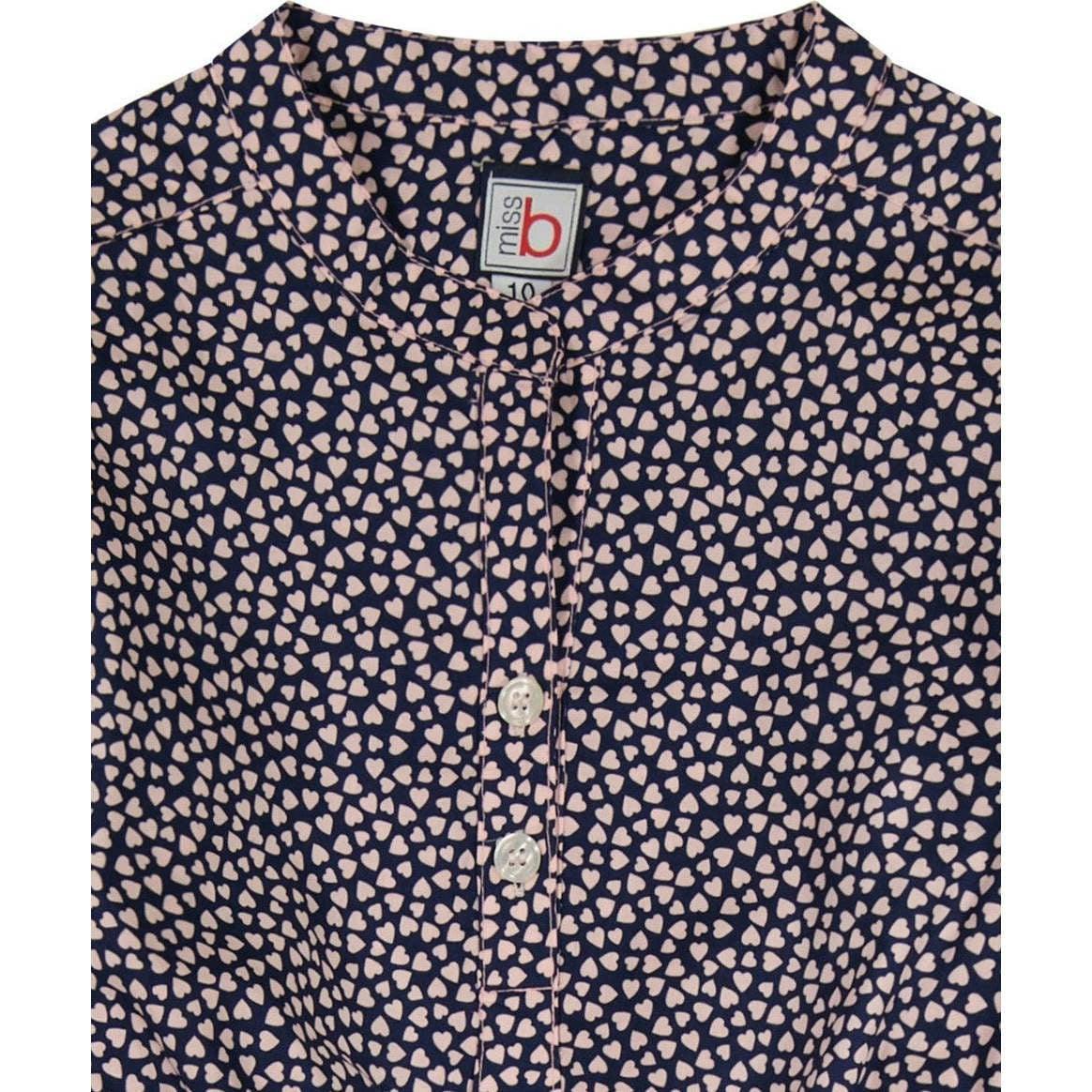 Gabriela Mini Hearts Print Circle Skirt Dress, Pink