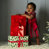 Baby Red Tartan Bow Dress