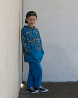 Wishin I Was Fishin' Blue Jogger Set
