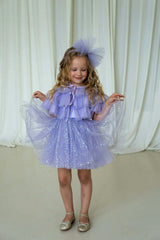 Sparkle Purple Dress Set