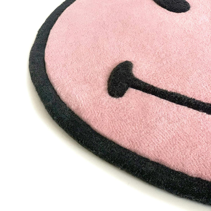 Round Smiley Rug