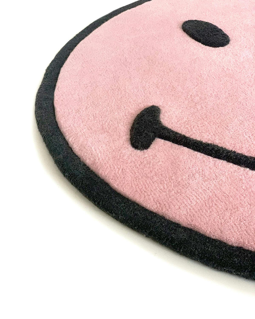 Round Smiley Rug