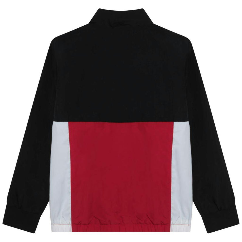 Black & Red Zip-Up Jacket