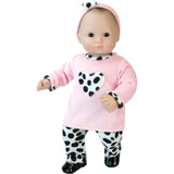 15" Doll Dalmation Print Pants/Shirt