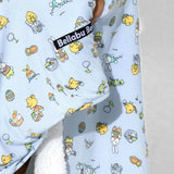 Easter Blue Bamboo Sherpa Blanket
