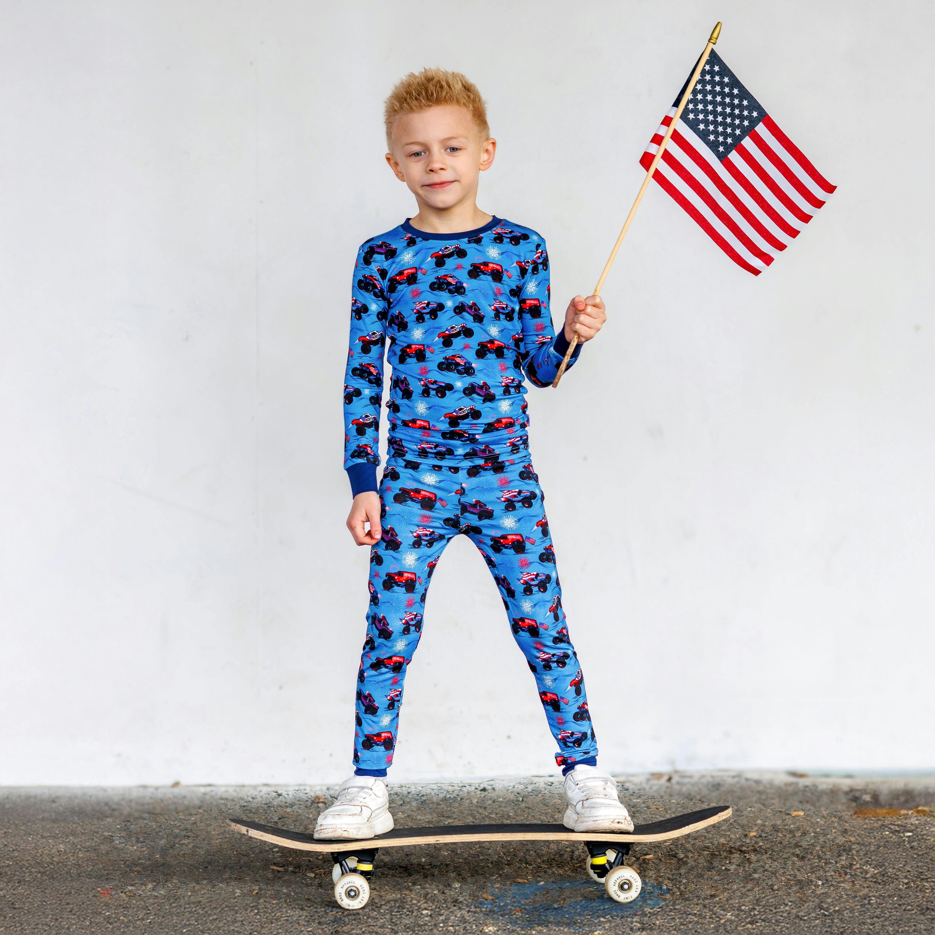 Red, White, and Boom 2 Piece Pajama Set