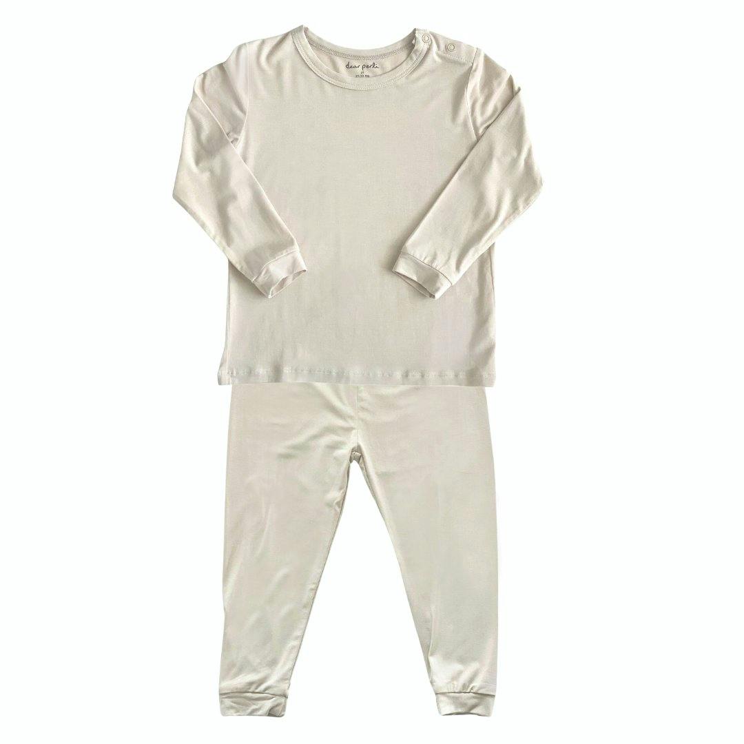 Solid Long Sleeve Pajamas