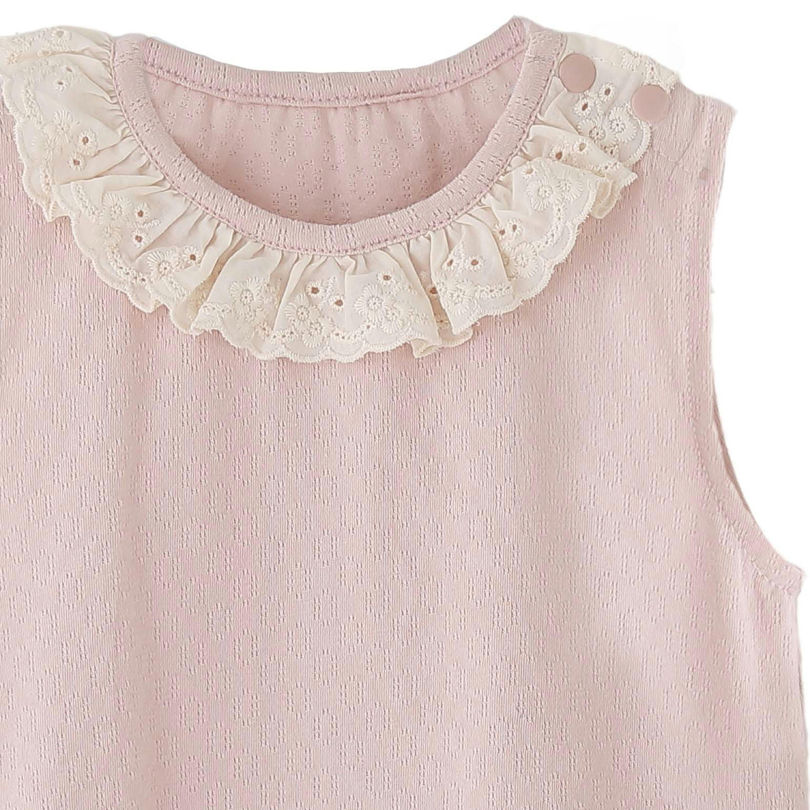 Pink Lace Skirt Set