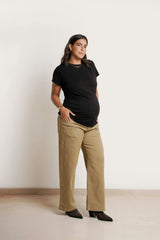 Slouch Under-Bump Relaxed Boyfriend Maternity Jeans