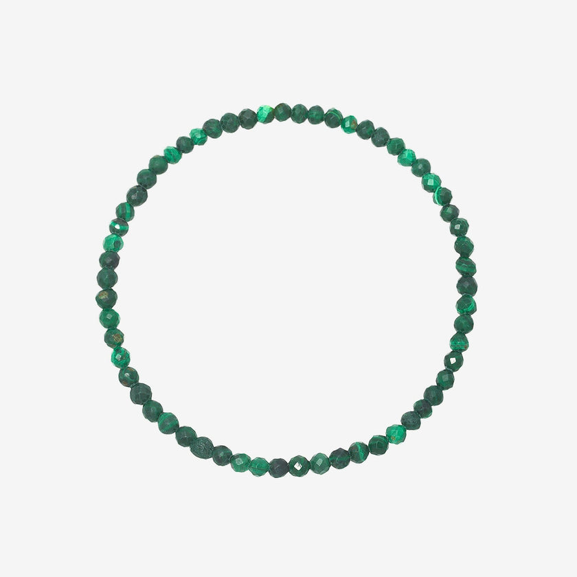 Malachite Bead Bracelet