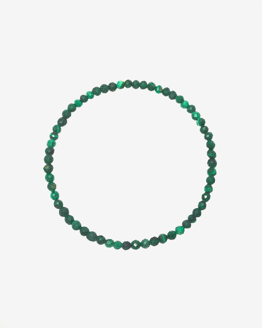Malachite Bead Bracelet